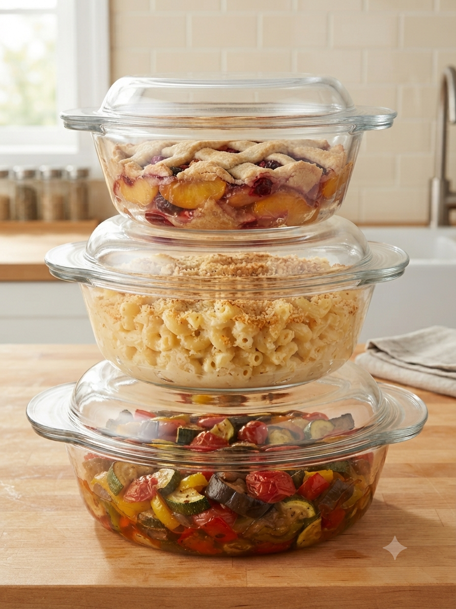 Glass containers Hot food