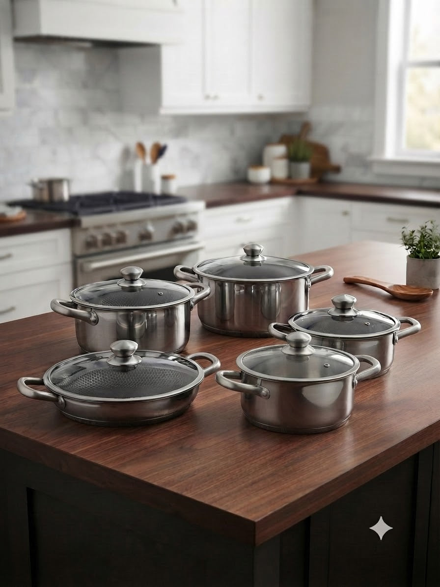 Stainless steel cooking Pod set scratch roof nonstick very high-quality