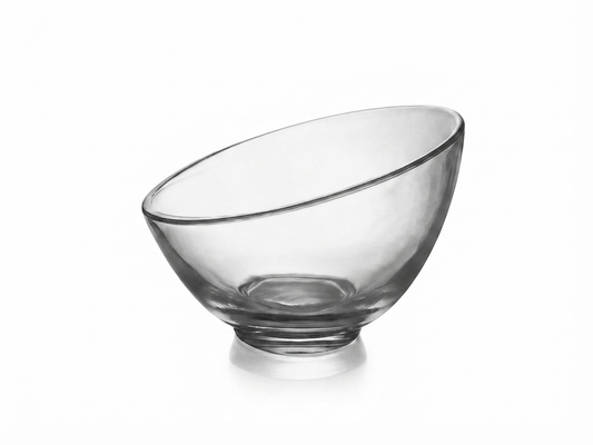 6 Piece Glass Bowl Set – Premium Clear Glass Serving Bowls
