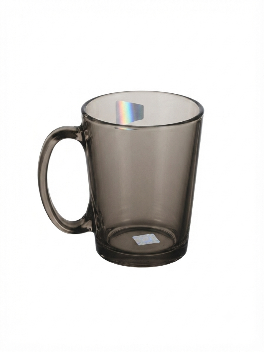 6 Piece Glass Mug Set – 300ml Glass Coffee & Tea Cups