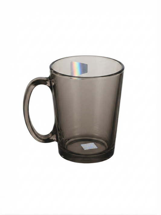 6 Piece Glass Mug Set – 300ml Glass Coffee & Tea Cups