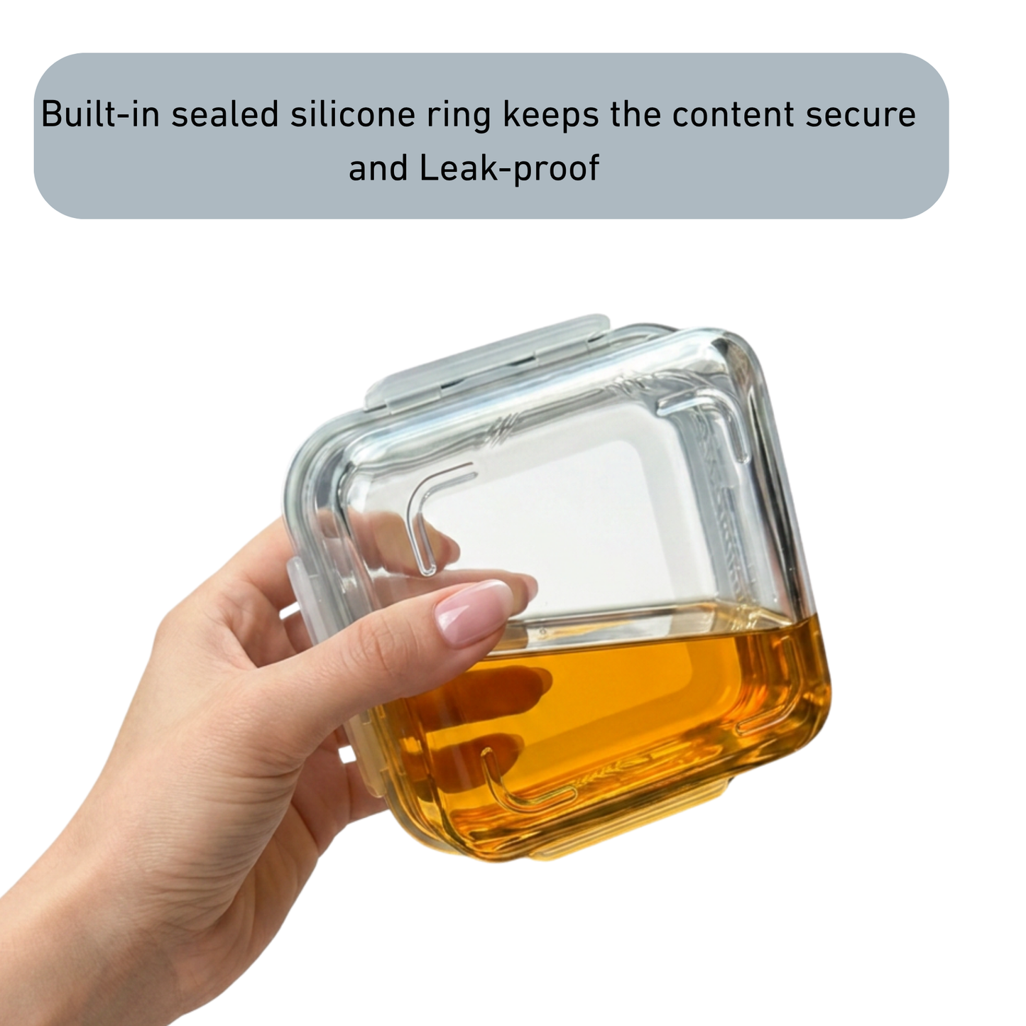 Borosilicate Glass Food Storage Bowl Set – 3 Piece Airtight Container Set