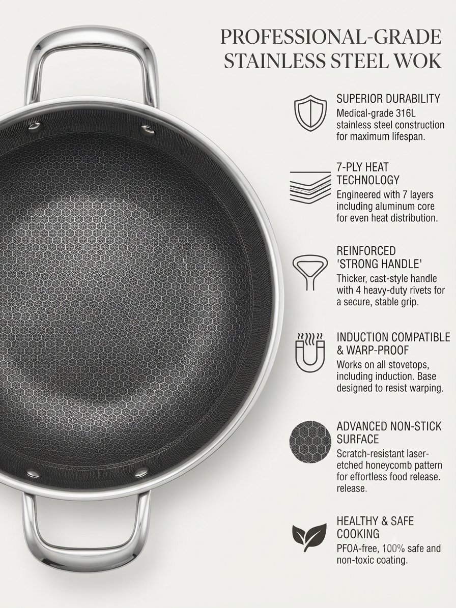 Stainless steel cooking Pod set scratch roof nonstick very high-quality