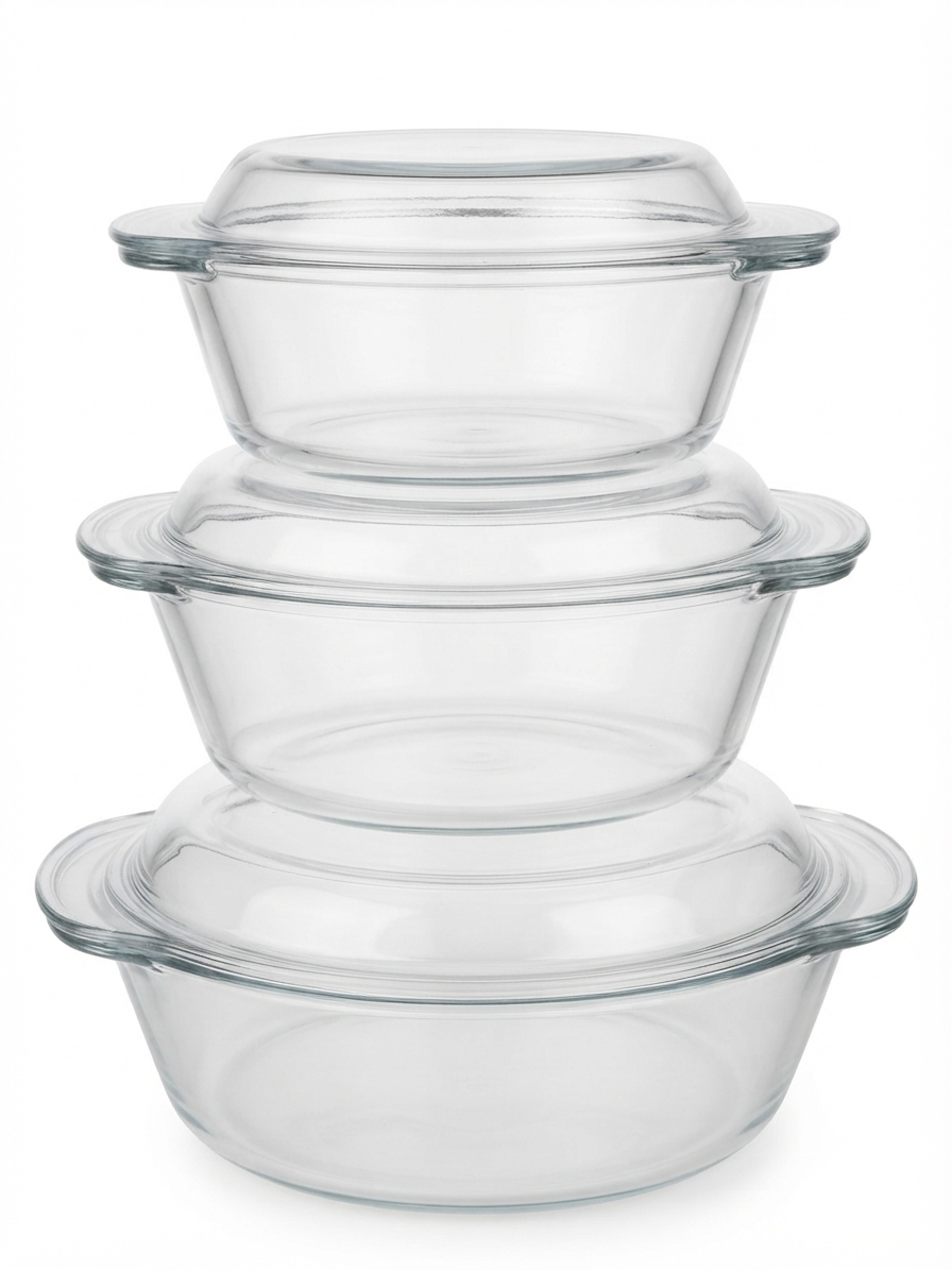 Glass containers Hot food