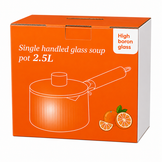 Single Handled Glass Soup Pot – 2.5L