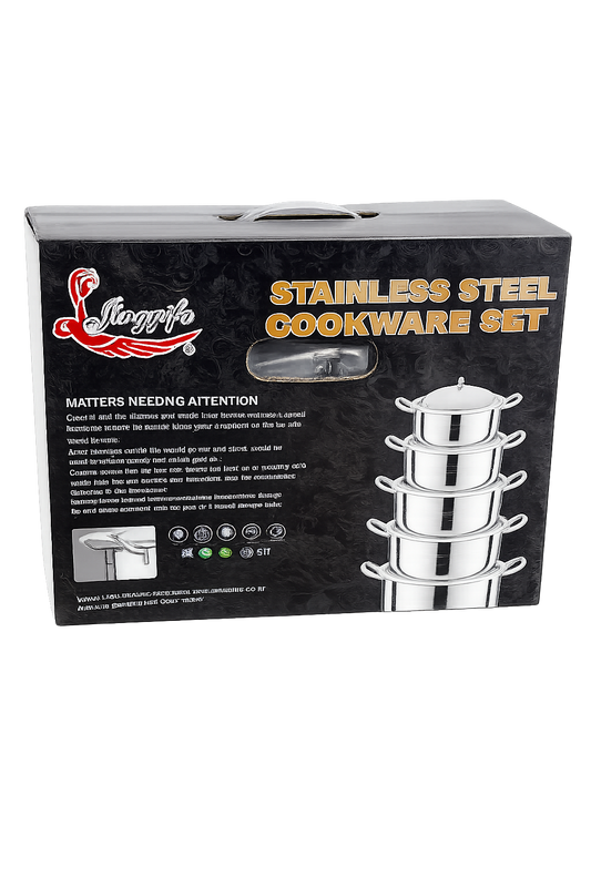 Stainless Steel Cookware Set – 10 Piece Premium Collection