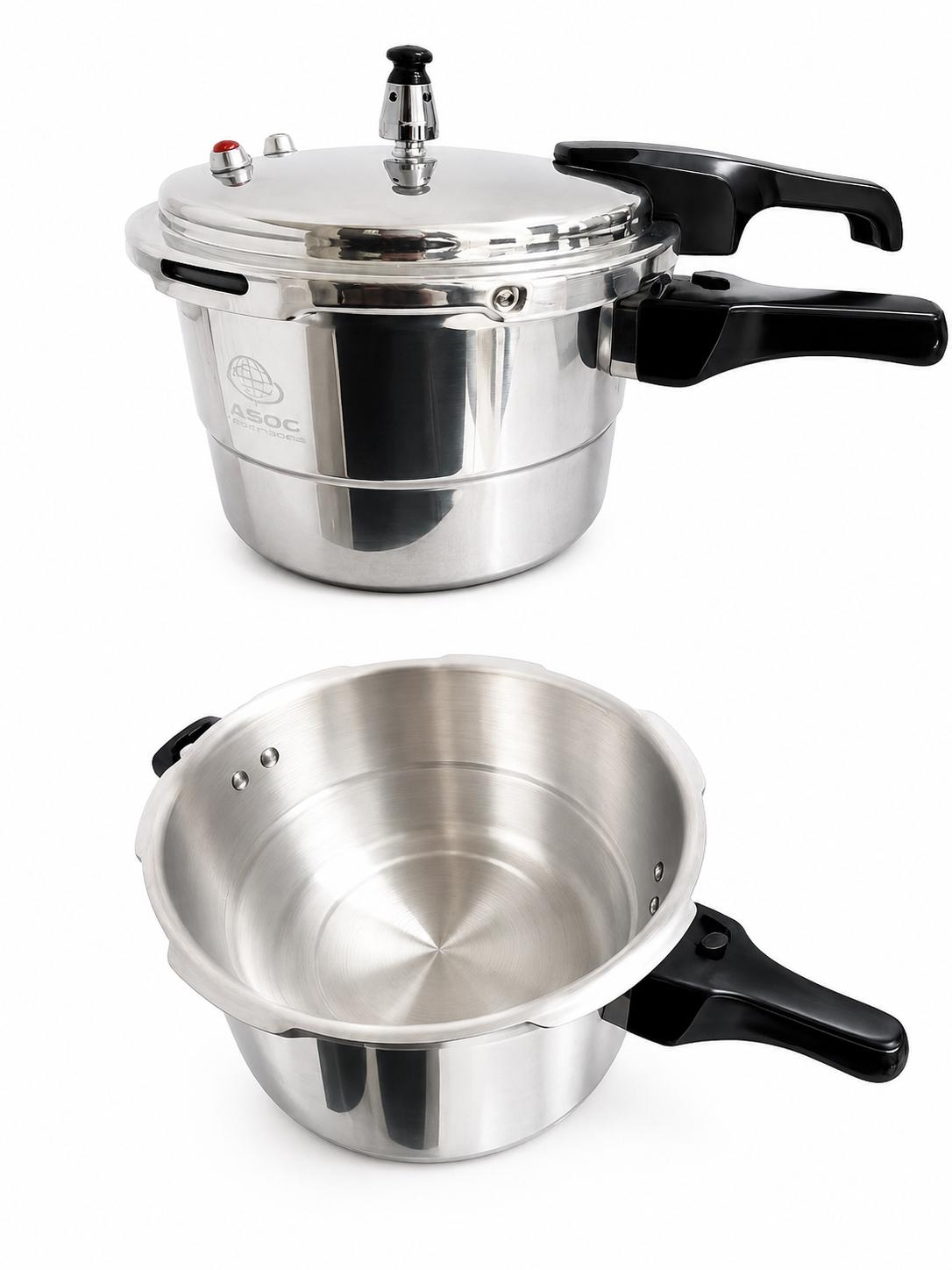 Stainless Steel Pressure Cooker – Induction Safe | Fast & Efficient Cooking