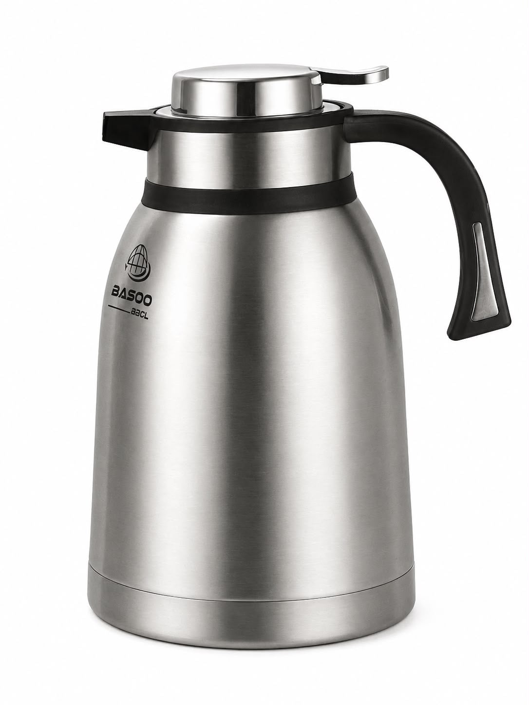 2 Litre Stainless Steel Push Button Vacuum Jug Flask